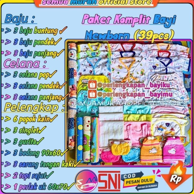 Ready Perlengkapan Bayi Baru Lahir New Born Lengkap Dan Komplit Paket Hemat Peralatan Baby Ekonomis 