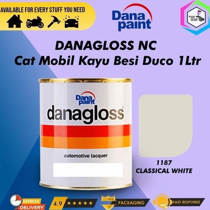Danagloss 1187 Classical White - Cat Mobil Kayu Besi Duco Forsale