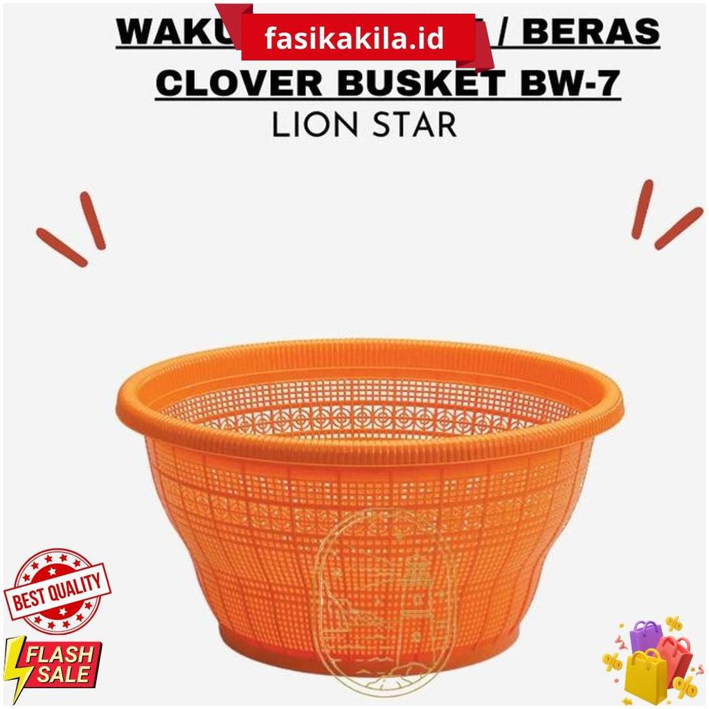 Lion Star - Baku Nasi Plastik Wakul Cengkeh Plastik Tempat Nasi Bakul Nasi Bw-7 Cod