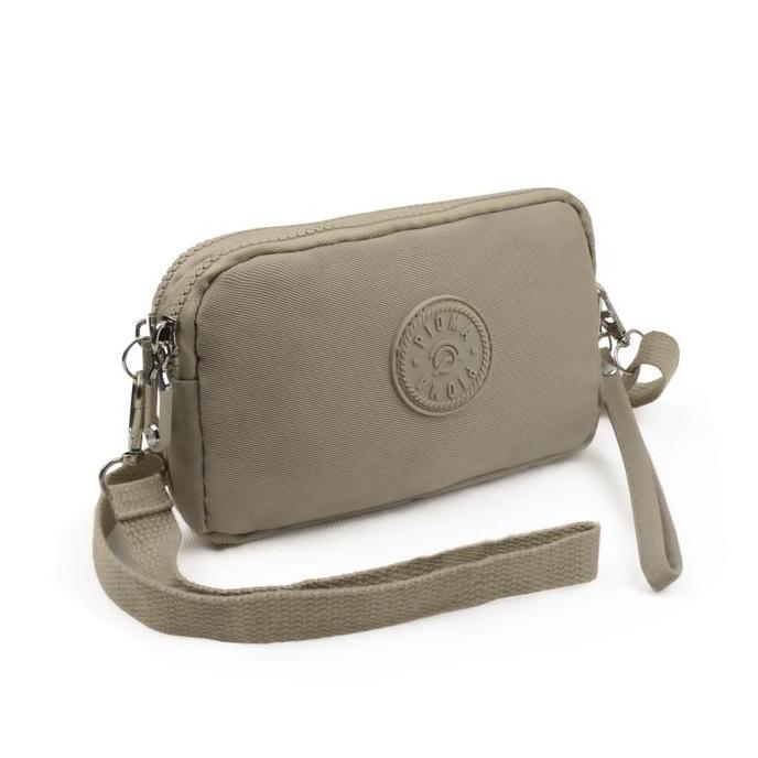 KUDALIAR724 - PIOMA KEILYN DOMPET HP SELEMPANG - DOMPET 2 RESLETING NYLON WANITA