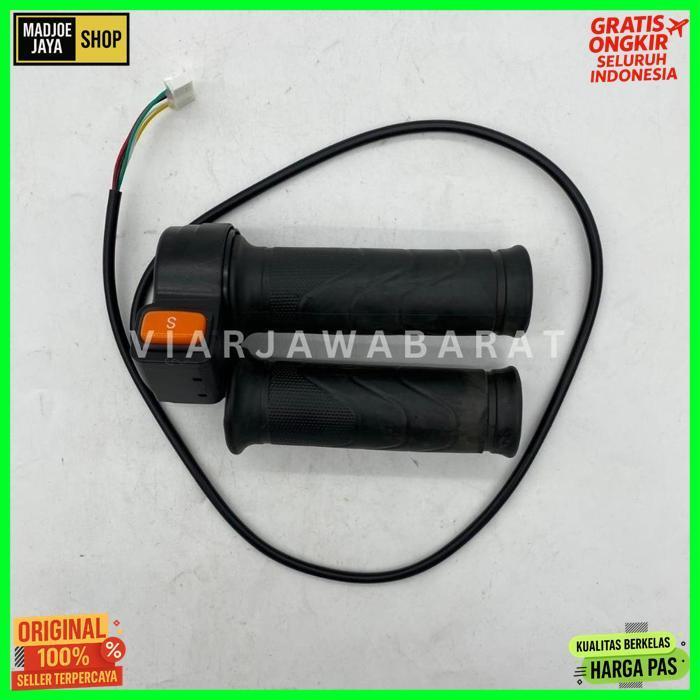 Murah Grip Gas Sepeda Listrik Exotic Veloce V3 - Selis489 - Sparepart Sepeda Listrik