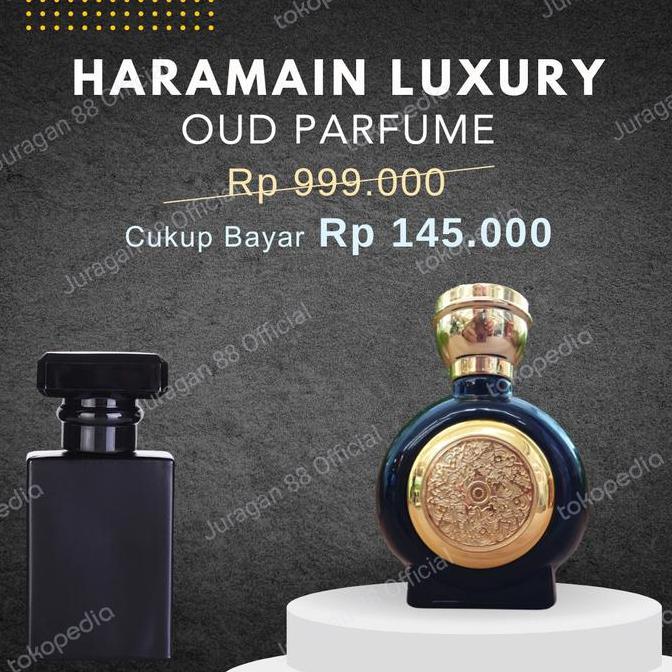 Syukron- Parfum Haramain Luxury Dipakai Imam Masjidil Haram Haji Mekah Madinah Wanginya Raudhah