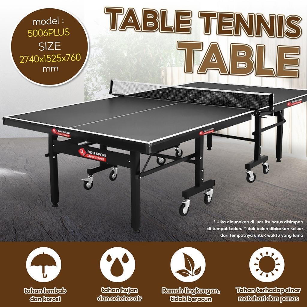 Meja Tenis Table Pingpong Adjustable Indoor Outdoor Portable Meja Olahraga Tennis