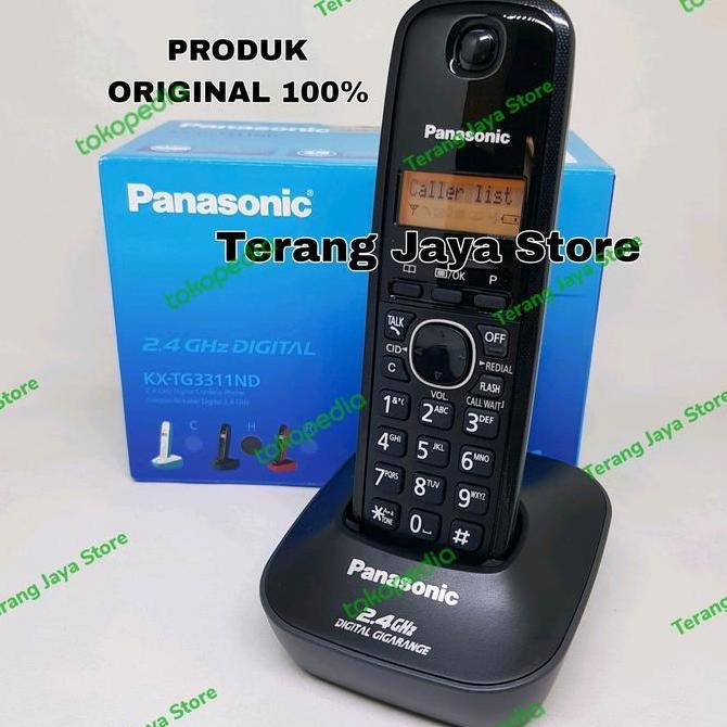 TERLARIS - Telepon Wireless Panasonic KX-TG3311 Wireless Phone Panasonic TG3311