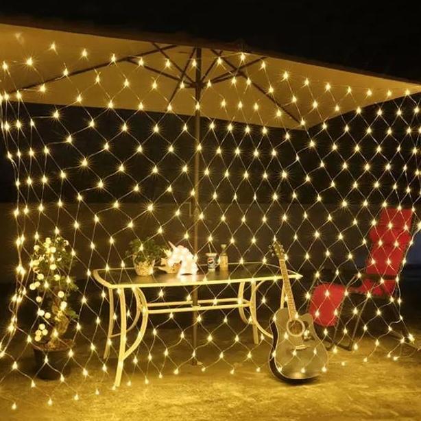 Lampu Hias LED Natal Jaring / Jala 3 Meter X 2 Meter