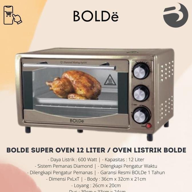 Expert- Bolde Super Oven 12 Liter / OVEN LISTRIK BOLDE