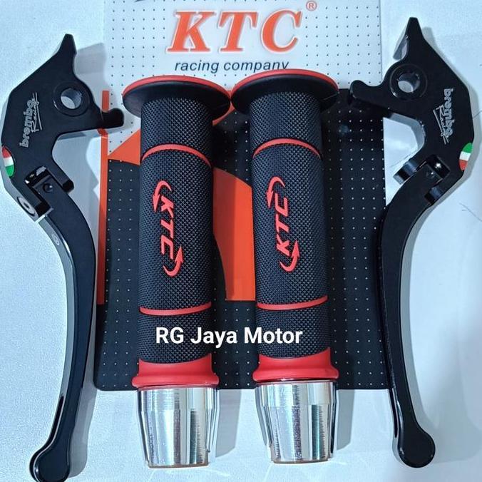3In1 Handle Rem Lipat Black + Handgrip Ktc Hg55 + Jalu Stang Pcx Chrome Nmax New / Nmax Old