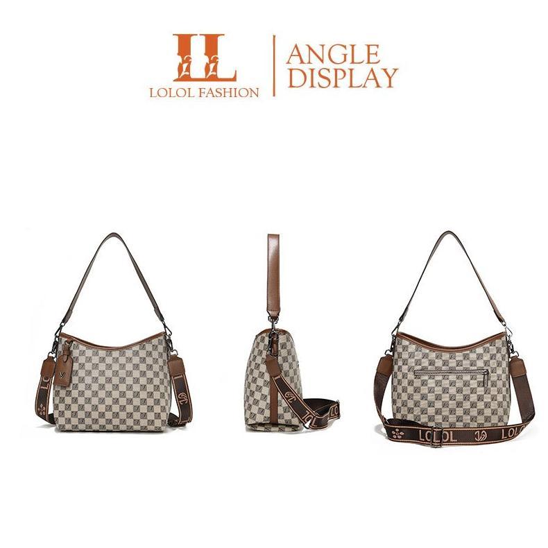 Sale Lolol Fashion Tote Bag  Tas Jinjing Wanita Shoulder Bag Tas Kerja Kuliah 5566