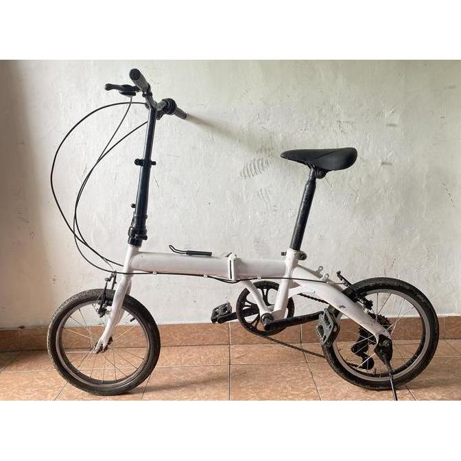 Terlaris Sepeda Lipat 16 Inc Frame Lurus