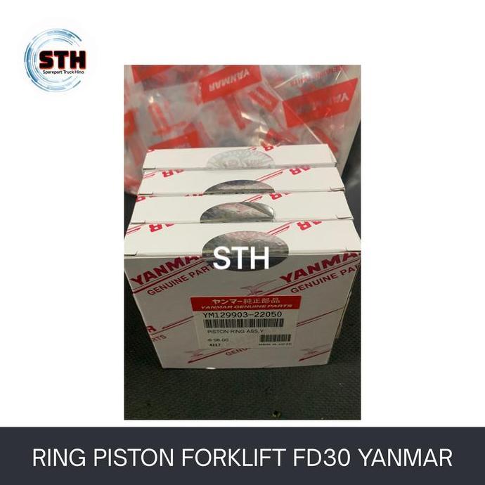 129903-22050 Ring Piston Forklift Fd30 4Tne98 Yanmar Per Set 1 Engine Siap Kirim