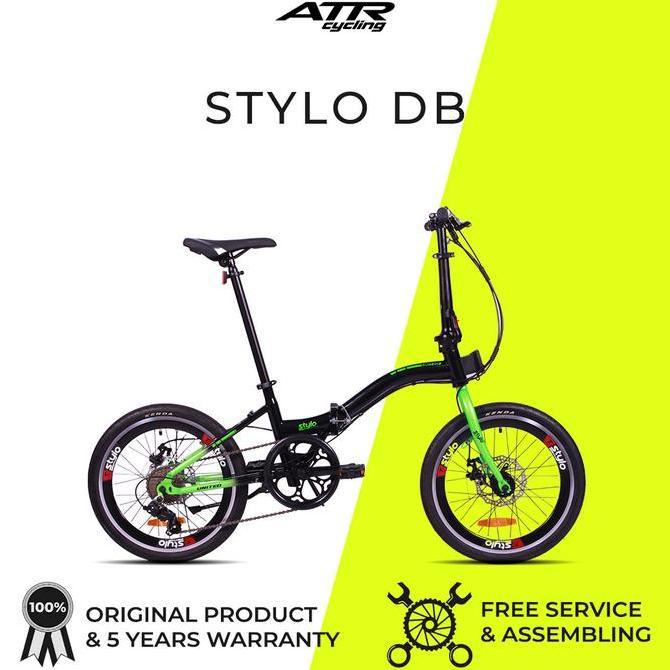 Terlaris Sepeda Lipat Folding 16 United Stylo Sport Disc Brake Db (21)