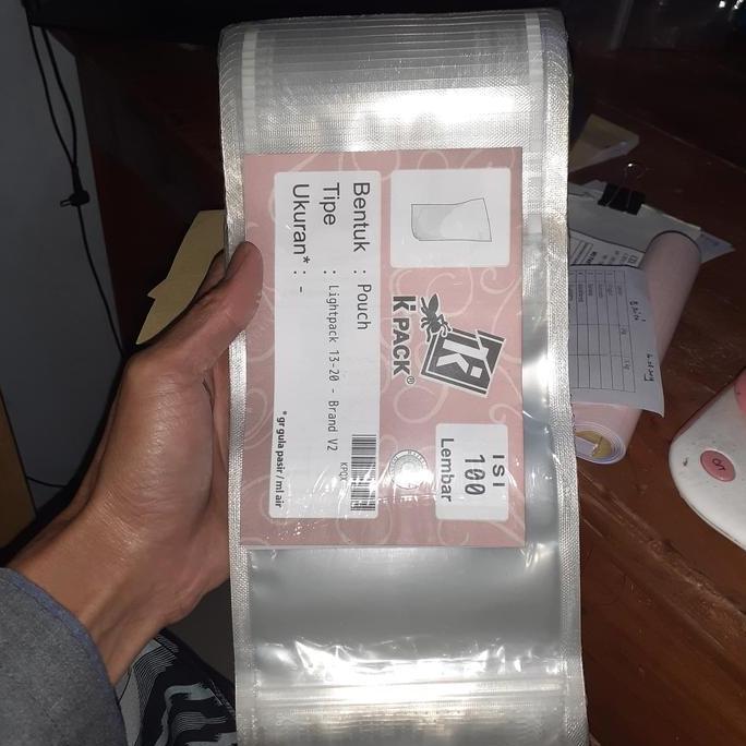 Plastik standing pouch ligthpack 13 x 20