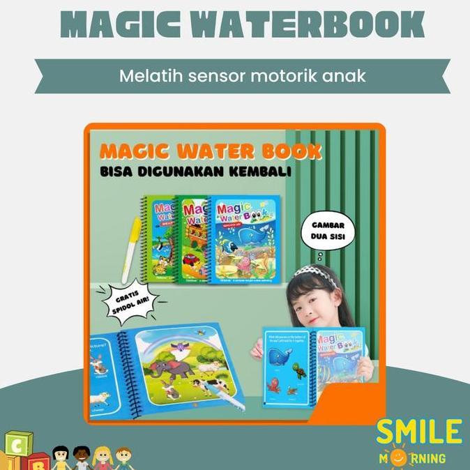 (DAPAT 5 ITEM) PAKET CERDAS - Mainan Edukasi Belajar Anak Tas Ransel Karakter Toy SANK MAGICBOOK isi