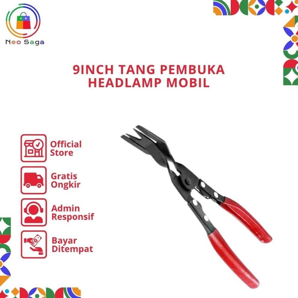 9inch Tang pembuka headlamp Mobil Tang Lancip Tang klip Mobil Keling Plastik Lampu Pembuka Alat Pele