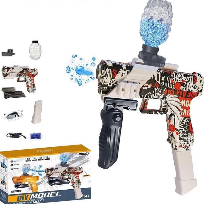 Mainan anak tembakkan Water gel blowback