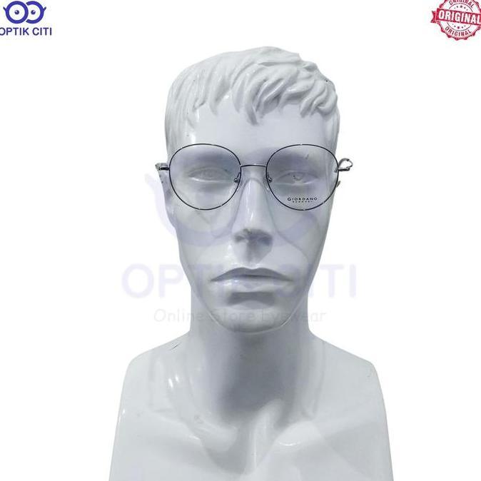 Frame Kacamata Pria Wanita Bulat Giordano GA 02662 Ringan Original Terlaris