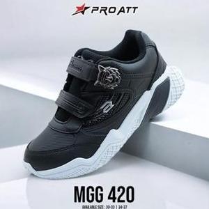 Sptkrn- Pro Att Mgg 420 421 Magnet Macan & Mgz 495 V Magnet Sepatu Sekolah Anak Hitam Putih Magnet T