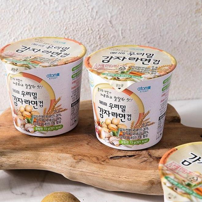 Atomy Potato Ramen Cup Dan Mie Nt Korea Dari Bahan Alami Kentang Kaya Serat Rasa Pedas Nikmat