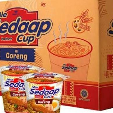 Mie Sedaap Sedap Cup Goreng 1 Dus Isi 12