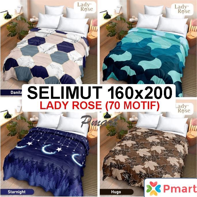 SELIMUT LADY ROSE 160x200 / LADY ROSE SELIMUT / BLANKET LADY ROSE