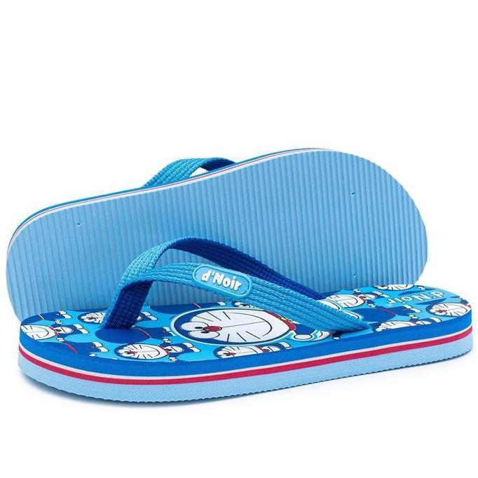 Sptkrn- Dnoir Sandal Jepit Anak Laki Laki & Perempuan Doraemon Size 25 - 36 Fashion