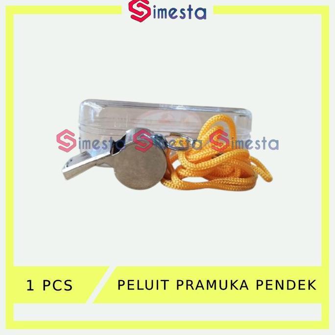 Peluit besi morse pramuka + tali