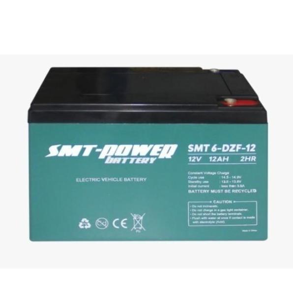 Mellow- Aki Accu Baterai Kering Listrik Sepada Skuter Mobil Motor 12V 14Ah / Smt Power Smt 6Dzf12 12