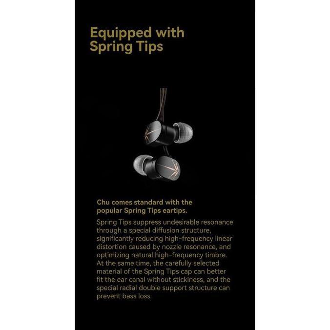 MOONDROP CHU Entry Level Killer/Spaceship Upgrade 10mm DD In-ear IEM
