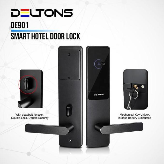 Scrt- Smart Hotel Door Lock Deltons Card Lock Kunci Pintu Kost Apartement