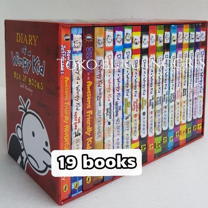RADEJARRR - DIARY OF A WIMPY KID - BOX SET 16 BUKU ANAK