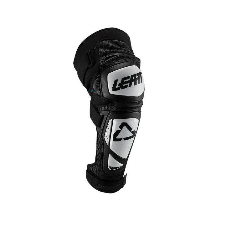 Knee Guard Leatt EXT Junior Black White Knee Shin Guard Anak Motor Sepeda BMX