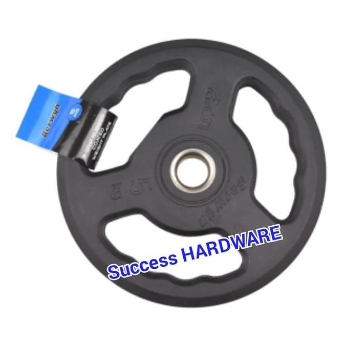 BERWYN 3-GRIP WEIGHT PLATE 5 KG / ALAT FITNESS / PERLENFKAPAN FITNESS