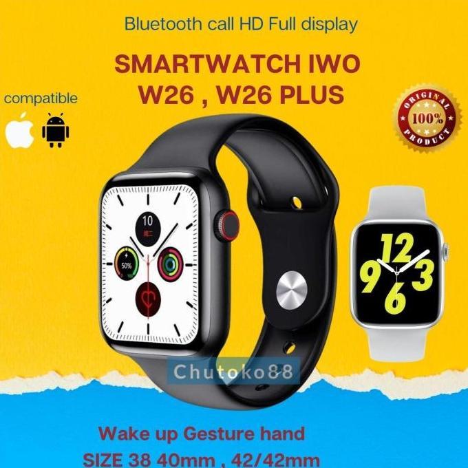 Iwo 15 W26 Smart Watch Series 6 Smartwatch 1.75 Inch Full Touch Screen