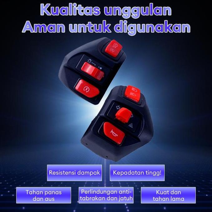 Saklar Tombol Saklar Hitam Sein Hazard Pass Beam Only Mio Mio J Mio Sporty Jupiter Z Jupiter Mx Smil