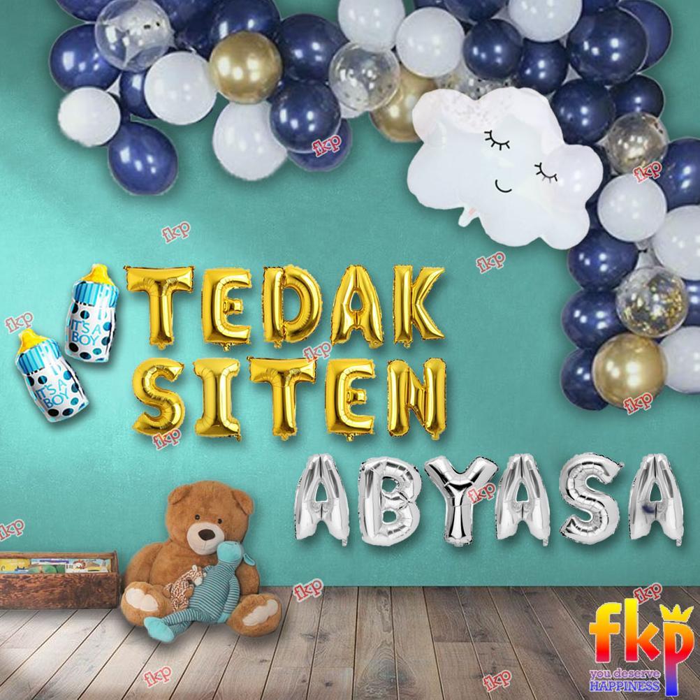 FUN KIDS PARTY Paket Dekorasi Tedak Siten / Set Dekor Tedhak Siten / Dundunan / Turun Tanah