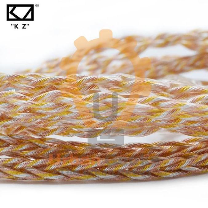 KZ Upgrade Cable Gold Silver Mixed Wired