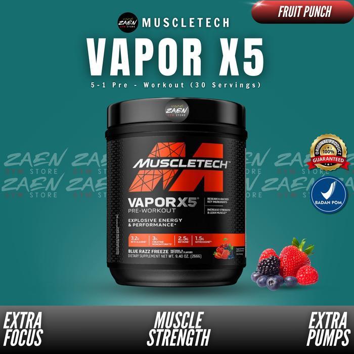 MUSCLETECH VAPORX5 PRE-WORKOUT 30 SERVINGS