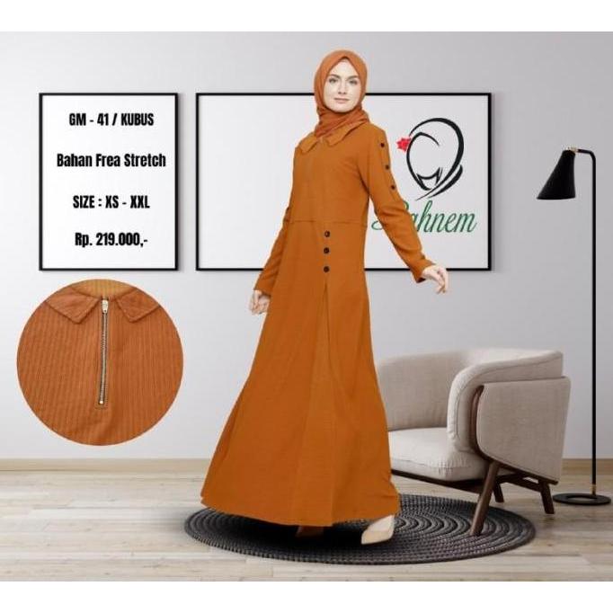 Gamis Rahnem Casual / Gm 41 / Fashion Muslim