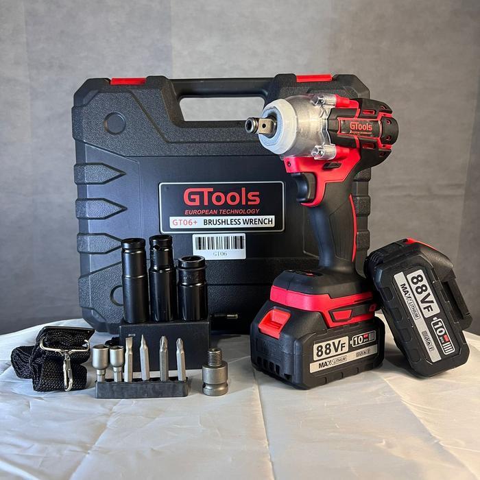 promo impact wrench GTOOLS EROPA GT06 facelift 88v mesin pembuka baut