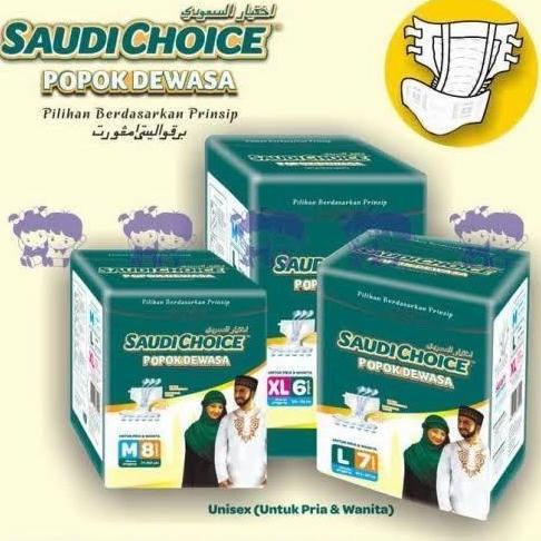 POPOK LANSIA SAUDI CHOICE 2BALL / POPOK DEWASA UKURAN M L XL