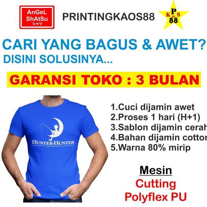 SABLON KAOS SATUAN MURAH / KAOS POLYFLEX SABLON / SABLON POLYFLEX