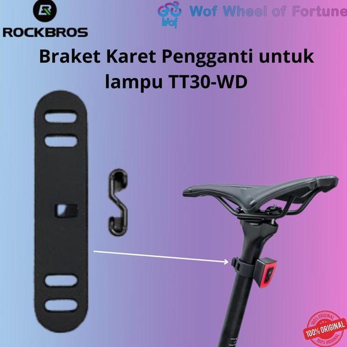 Promo ROCKBROS Braket Karet Pengganti Cadangan untuk lampuBelakang Helm TT30-WD Replacement Rubber T