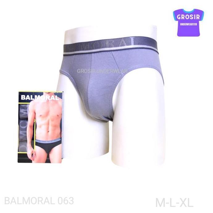 Promo Balmoral Celana Dalam Pria Dewasa BAL A063 Isi 3 pcs Bahan Katun Diskon