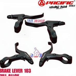 Promo HANDLE HANDEL REM FULL ALUMUNIUM BRAKE LEVER PACIFIC ATLANTIS SEPEDA MTB MINI MINION LIPAT SEL