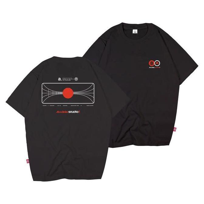 Kaos Distro Uni Simple Art Creation Japan Club Studio Alive Angel Goodness Wear Tshirt Streetwear Wo