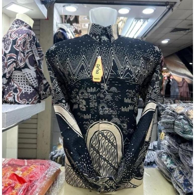 Murah  Bahan Batik Printing Meteran / Bahan Baju Batik / Kain Batik Meteran / Batik Printing Meteran