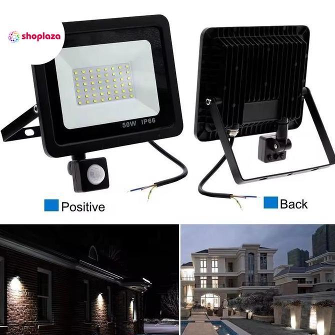 Lampu Sorot Pir Sensor Gerak Induksi Sensor Cahaya Outdoor 220V AC Led Floodlight Induction