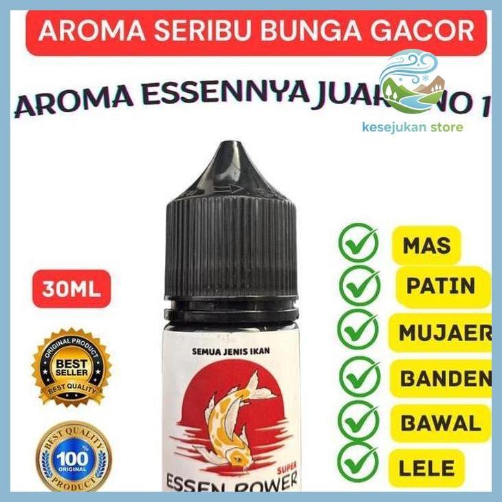 (PANCING) ESSEN POWER SERIBU BUNGA GACOR 30ML ESEN MANCING SEMUA JENIS IKAN MAS LELE NILA PATIN GABU