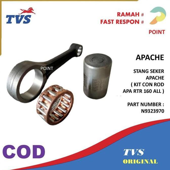 TVS ORI Stang Seker Seher Piston Apache 160 N9323970