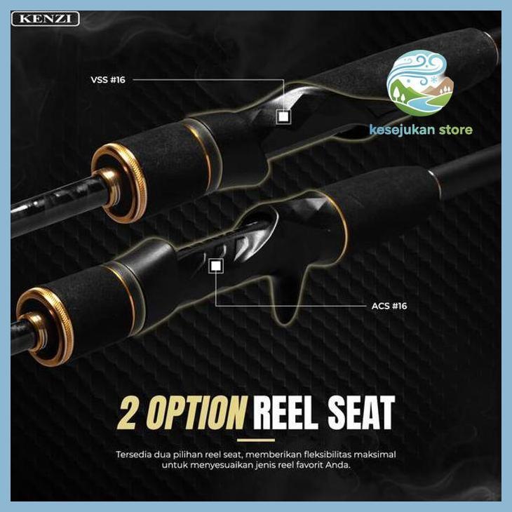 (PANCING) JORAN KENZI SEAGLE 702 ULTRALIGHT SPINNING BAITCASTING 210CM SOLID CARBON FUJI GUIDES 2-6L